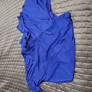 Royal blue maternity gown sz L